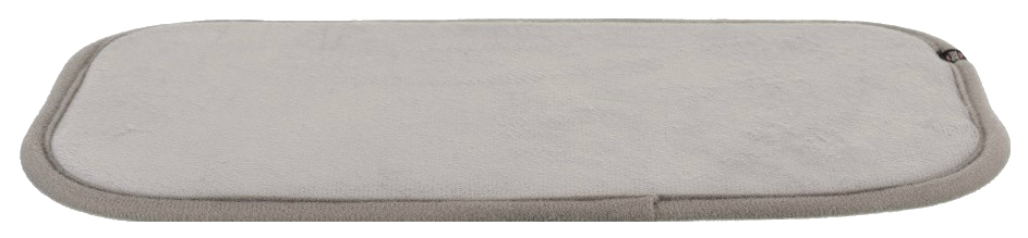 Коврик в транспортный бокс для собак TRIXIE Skudo/Gulliver XL, плюш, серый, 76x46 см