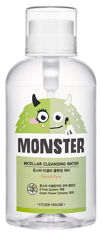 Мицеллярная вода Etude Monster Micellar Cleansing Water 700 мл тинт для губ etude house dear darling water tint 02 cherry ade 10 мл