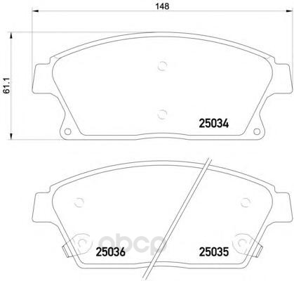 

Колодки тормозные дисковые, комплект Hella 8DB355015-241
