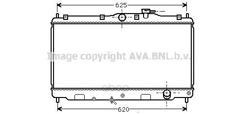 фото Радиатор охлаждения двигателя ava hd2016