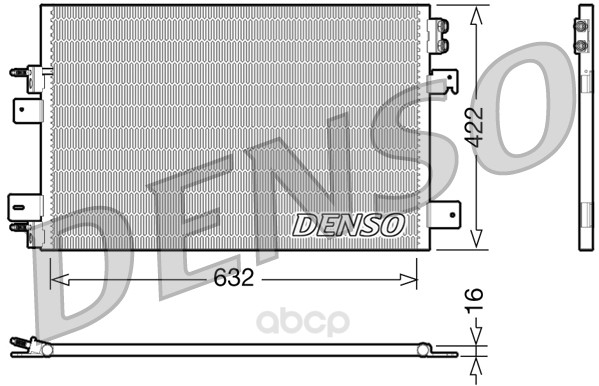 

Радиатор охлаждения двигателя DENSO DCN06007