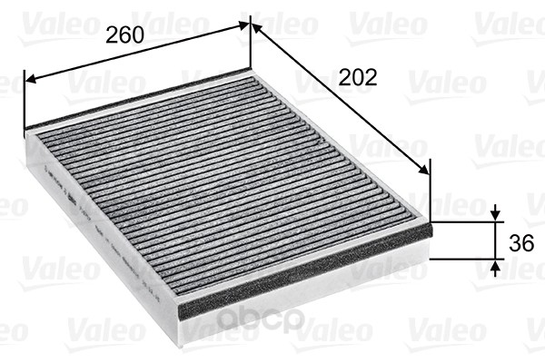 фото Фильтр воздушный салона valeo 715757