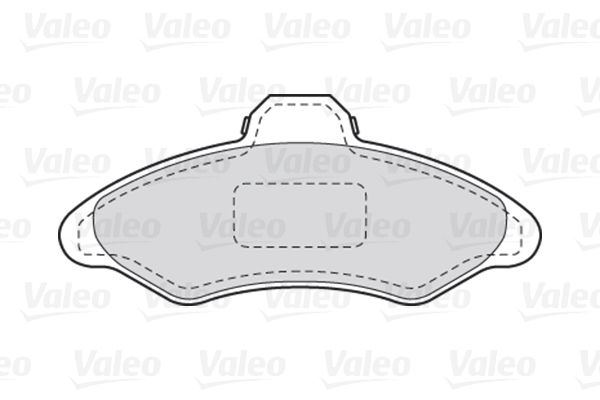

Тормозные колодки Valeo дисковые 301172