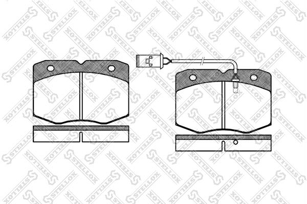 

Тормозные колодки Stellox дисковые 446002SX