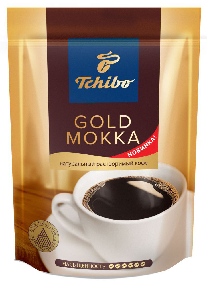 

Кофе растворимый Tchibo голд мокка с добавлением молотого 140 г