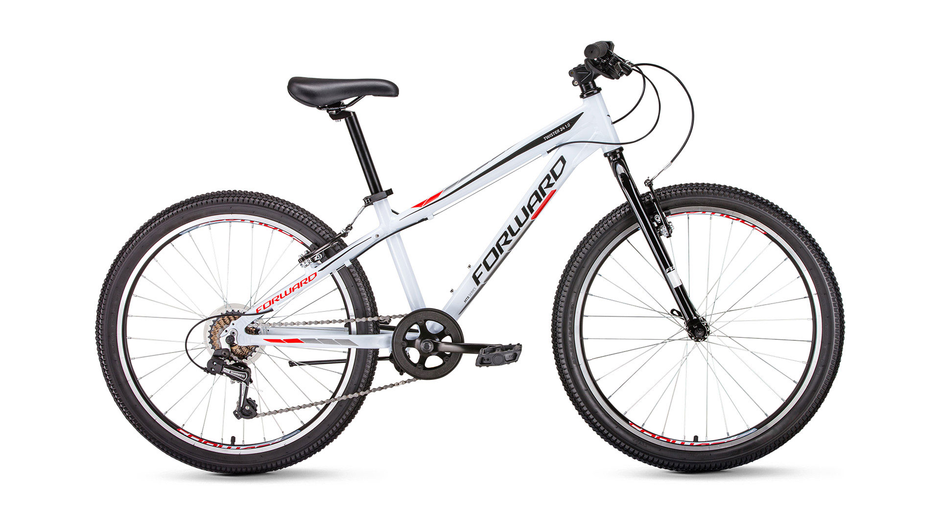 

Велосипед Forward Twister 24 1.0 2019 13" white, Twister 24 1.0