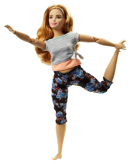 

Кукла Mattel Barbie FTG84 Безграничные движения Шатенка