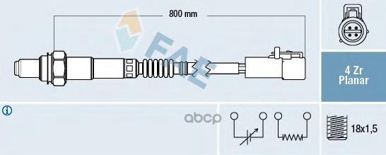 Лямбда-зонд FAE 77263