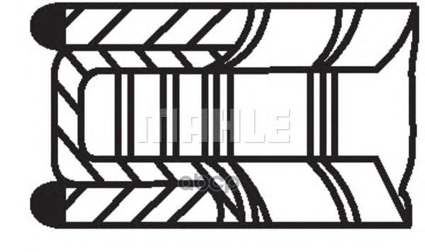 фото Кольца поршневые mahle 00310n0 mahle/knecht