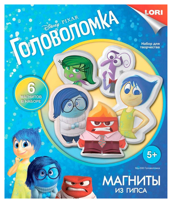 Набор для лепки из гипса Lori Головоломка Disney Мд-008