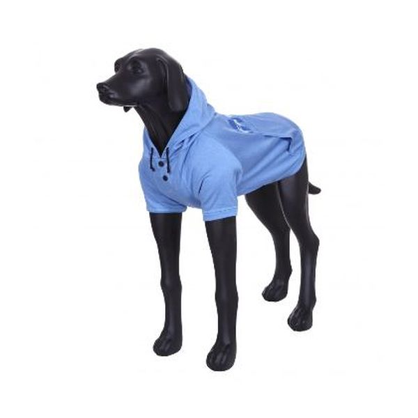 фото Толстовка для собак rukka thrill technical sweater голубая размер l 42,5см