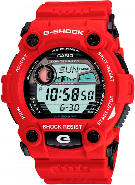 

Японские наручные часы Casio G-Shock G-8900A-4E с хронографом, G-Shock