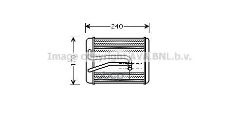 фото Радиатор печки ava quality cooling hy6119