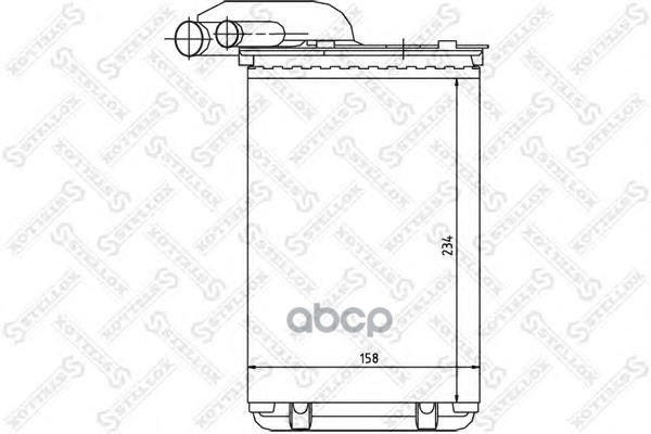 фото Радиатор печки stellox 1035014sx