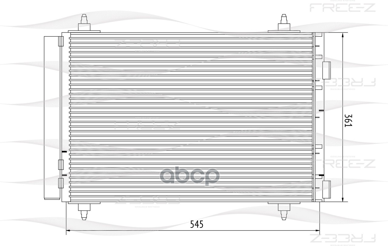 

Радиатор кондиционера FREE-Z KC0254