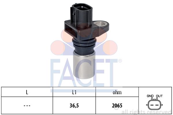 

Датчик автомобильный Facet 9.0417