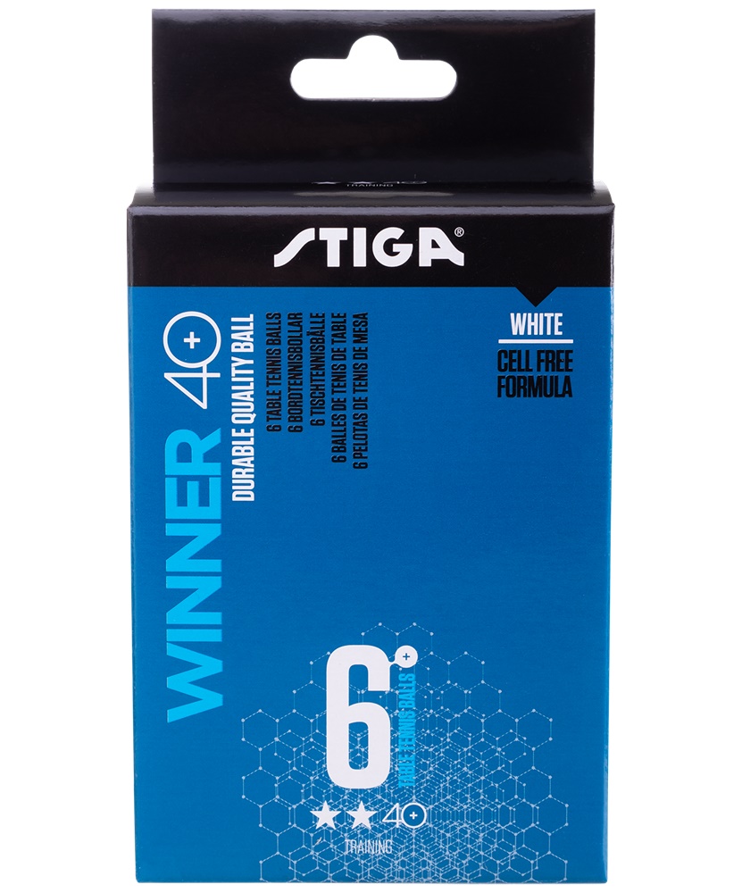 

Мячи для настольного тенниса Stiga Winner ABS 2*, белый, 6 шт., Winner ABS