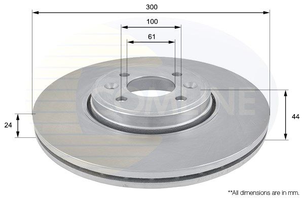 фото Тормозной диск comline adc1556v