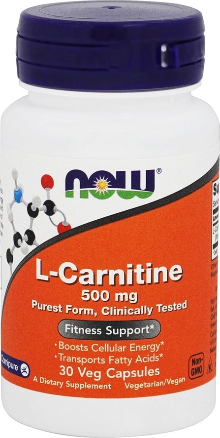 

NOW Sports L-Carnitine, 30 капсул, L-Carnitine