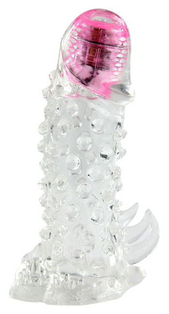 Насадка Baile Brave Man с пупырышками усиками и вибропулькой