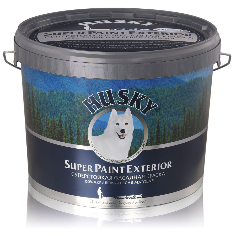 Краски для наружных работ HUSKY SUPER PAINT EXTERIOR фасадная  0,9л 26054 чай листовой chelton благородный дом super pekoe 60 г жестяная банка