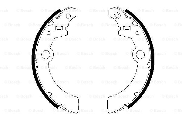 

Комплект тормозных колодок BOSCH 0 986 487 676