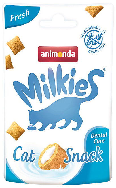 фото Лакомство для кошек animonda milkies fresh dental care, беззерновое, 30 г