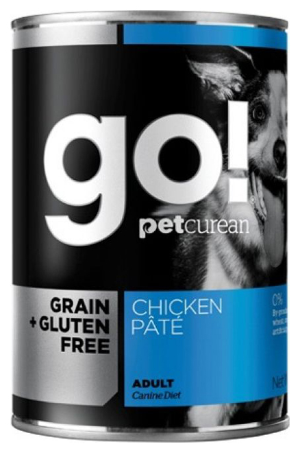 фото Консервы для собак go! natural holistic adult dog grain free chicken, курица, 400 г