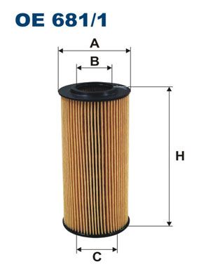 фото Фильтр акпп filtron oe681/1