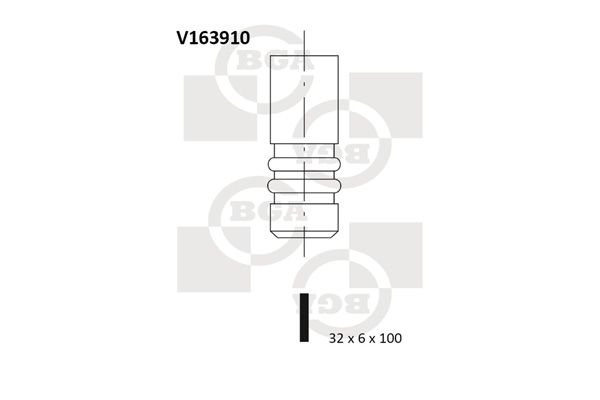 фото Впускной клапан bga v163910