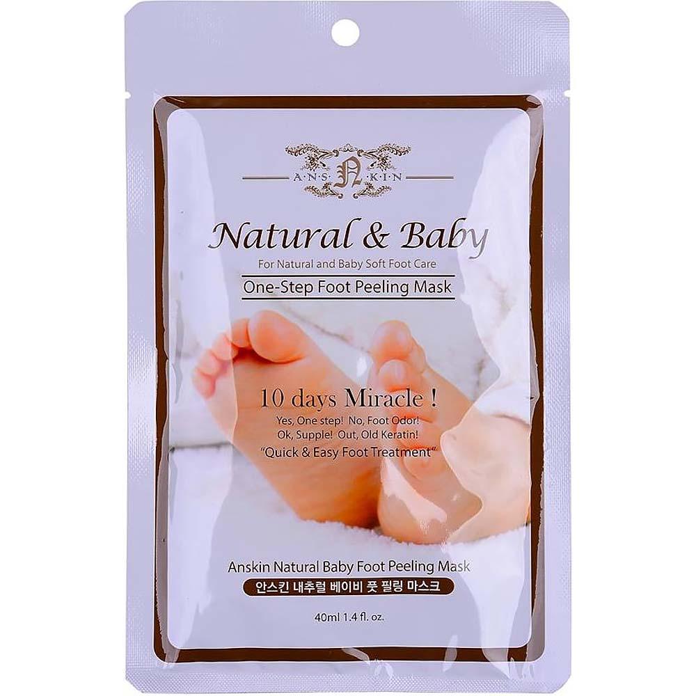 Пилинг для ног Natural Baby Foot Peeling Mask / Sheet 40ml*1