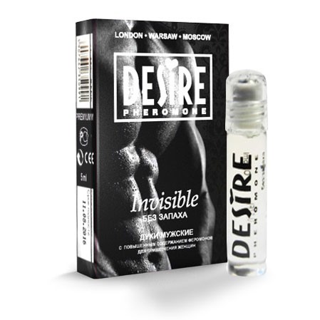 фото Мужские духи с феромонами роспарфюм desire invisible без запаха 5 мл