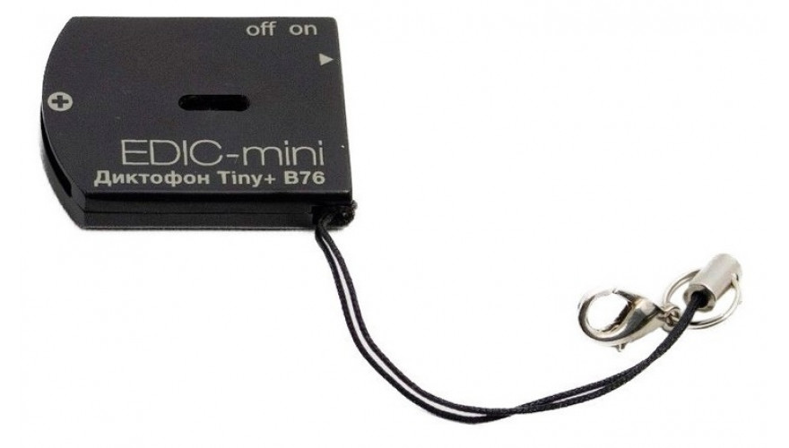 фото Цифровой диктофон edic-mini tiny+ b76 4 гб black