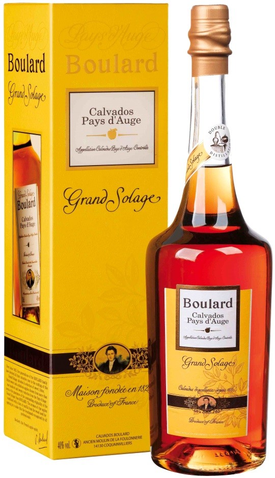 фото Кальвадос calvados boulard, grand solage, 2-5 лет, 40 %, 700 мл, gift box