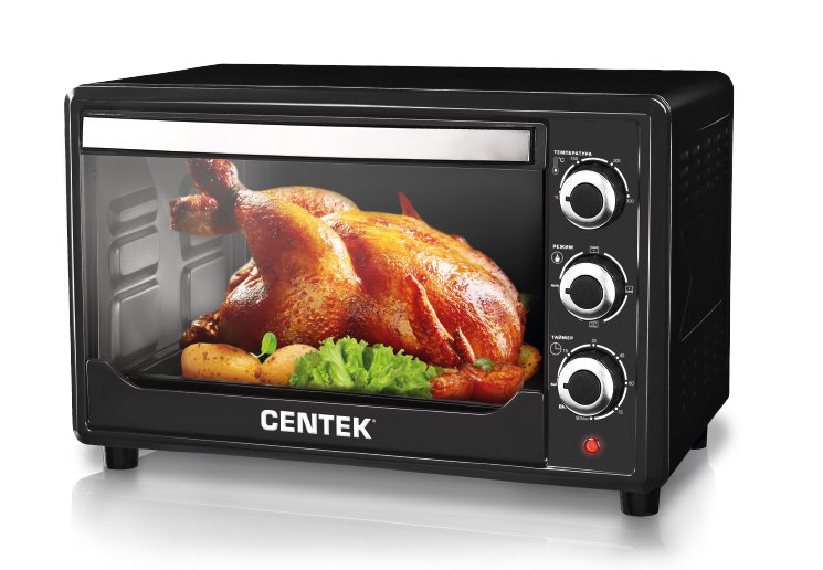 Мини-печь Centek CT-1530 36 Black мини печь centek ct 1530 36 red promo