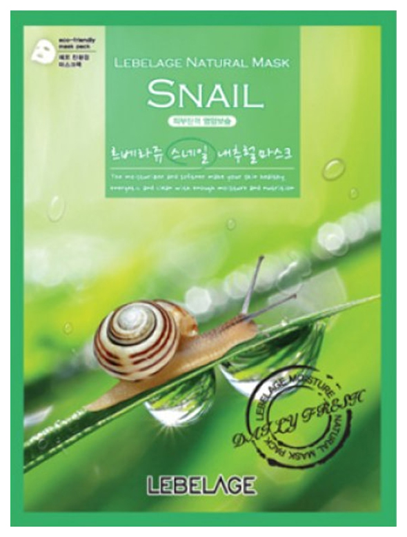 

Маска для лица Lebelage Natural Mask Snail 23 г