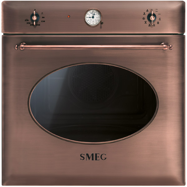 фото Встраиваемый электрический духовой шкаф smeg sf855ra brown