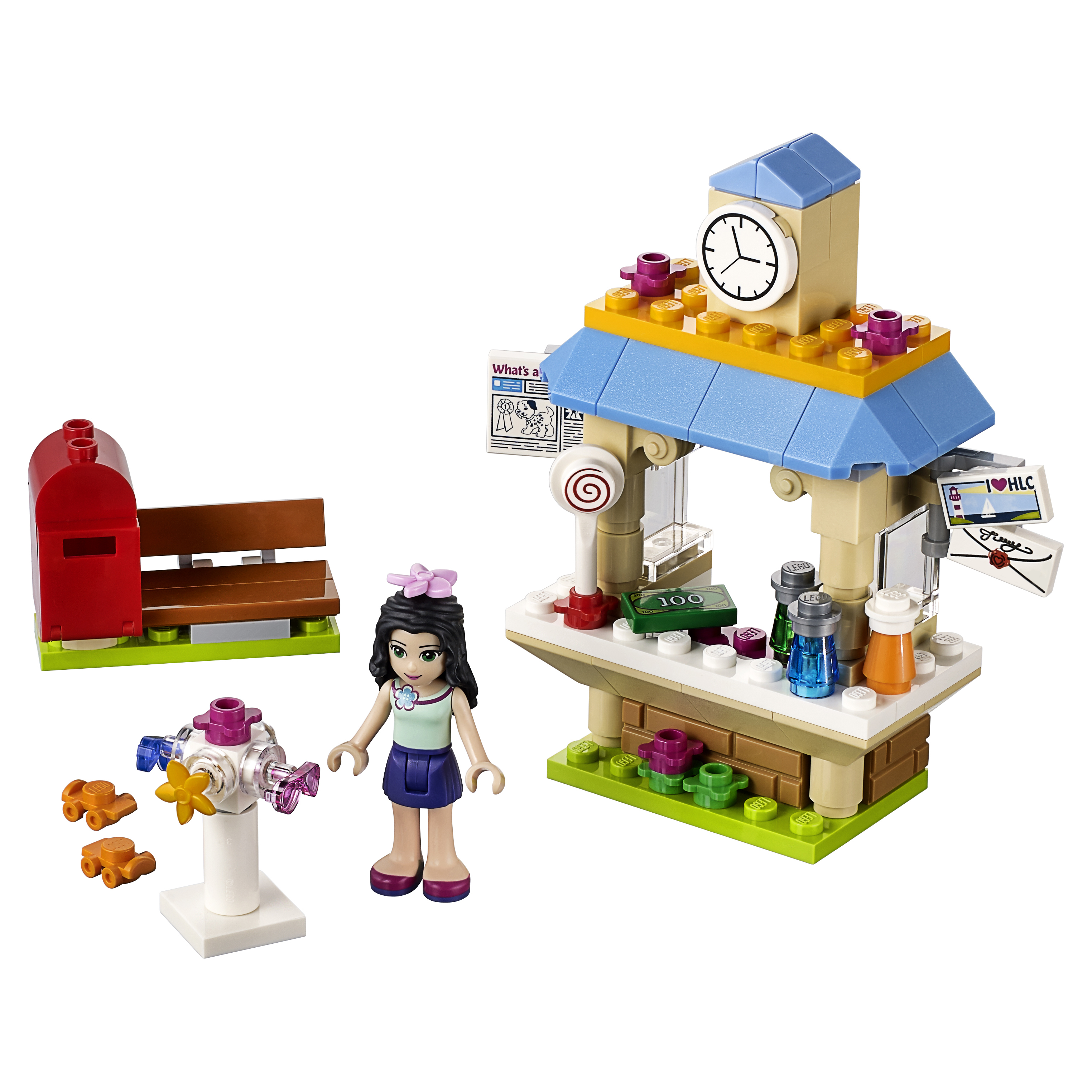 Конструктор LEGO Friends Туристический киоск Эммы (41098) конструктор lego friends 41687 киоск на волшебной ярмарке