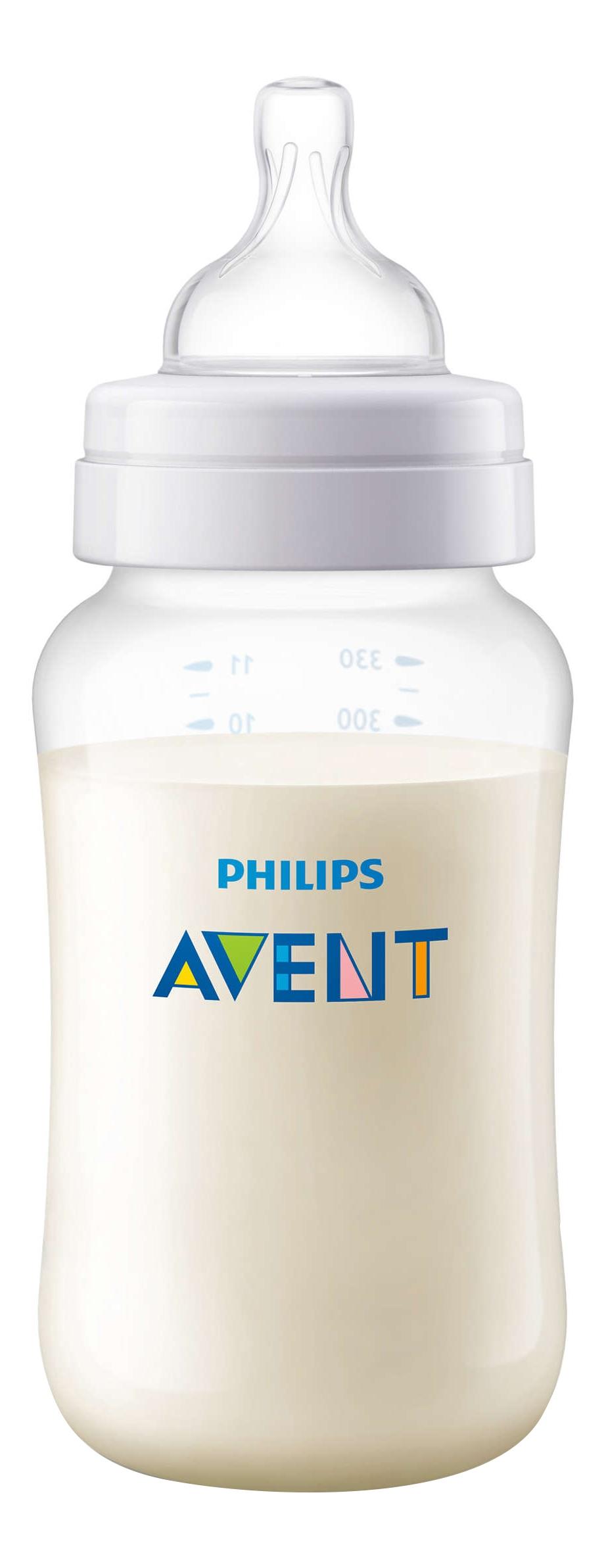 фото Детская бутылочка philips avent classic+ scf566/17 330 мл 3 мес+