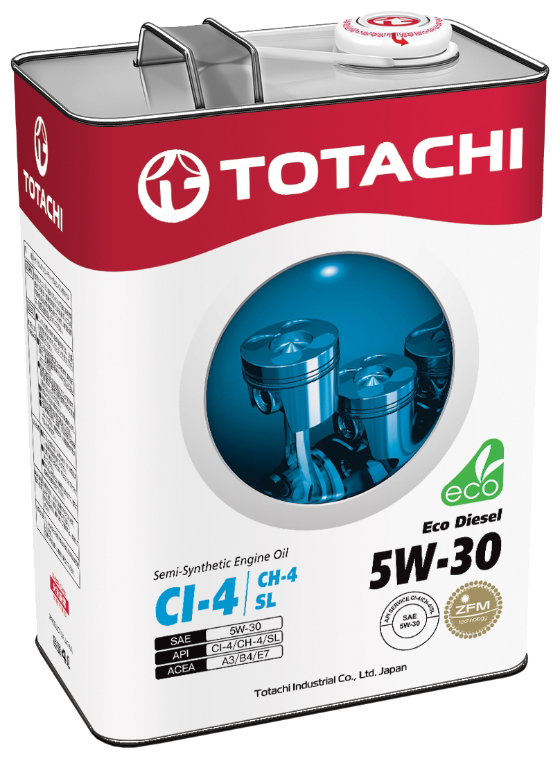 

Моторное масло Totachi Eco Diesel Semi-Synthetic 5W30 6 л, Eco Diesel Semi-Synthetic