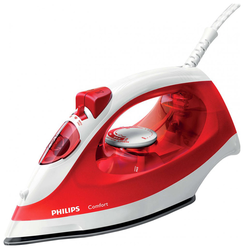 фото Утюг philips comfort gc1433/40 white/red