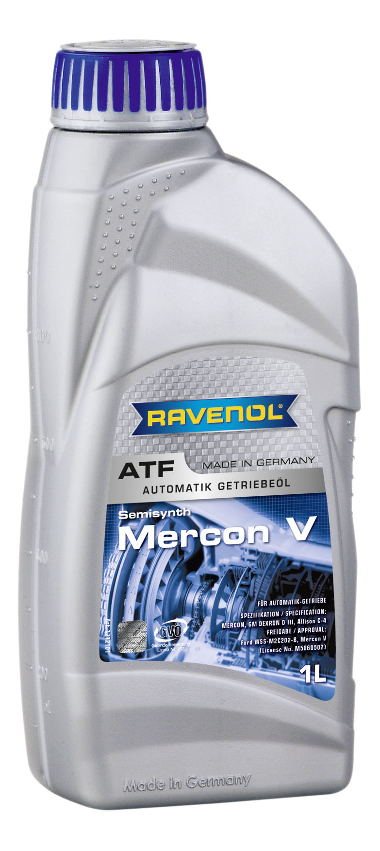 фото Трансмиссионное масло ravenol atf mercon v 1л 1212101-001-01-999