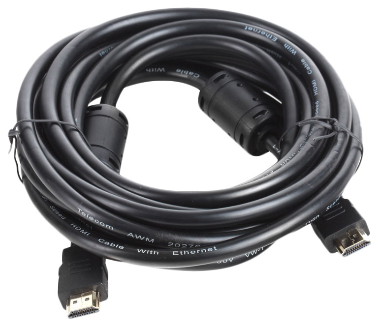 фото Кабель vcom hdmi - hdmi 5м black (cg511d)