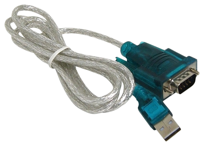 фото Кабель vcom usb a-rs232, m-m 1,2м silver (vus7050)