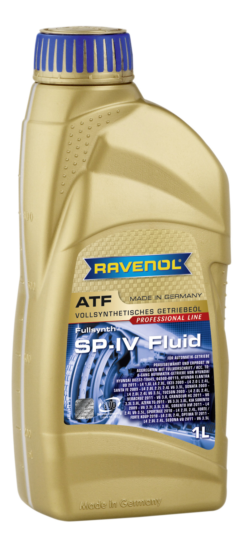 фото Трансмиссионное масло ravenol atf sp-iv fluid 1л 1211107-001-01-999