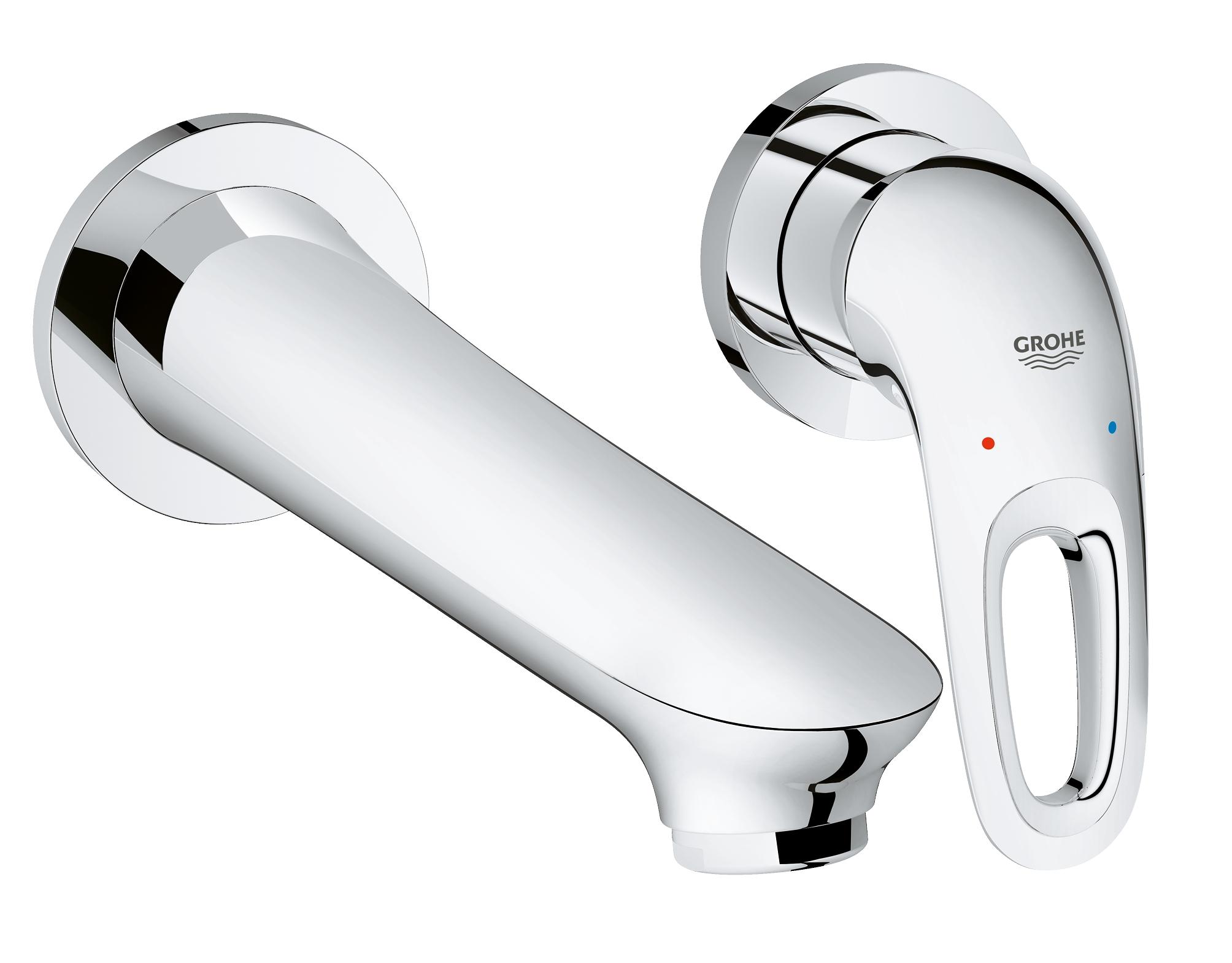 фото Смеситель для встраиваемой системы grohe eurostyle new 19571003 серебристый