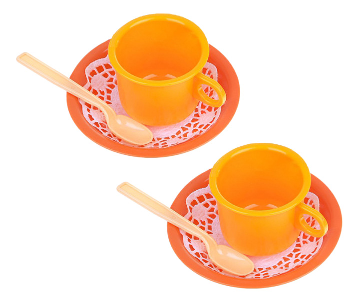 Набор посуды игрушечный Росигрушка Чайная пара ириска миска пластик круглая 3 л чайная роза idea м1312 чайная роза