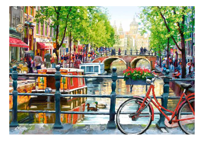 

Пазл Castorland 1000 деталей, Пейзаж. Амстердам