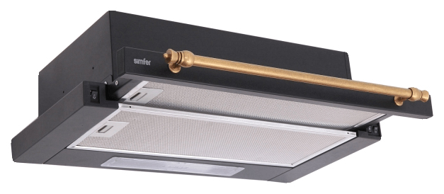 

Вытяжка встраиваемая Simfer 6001X Black, 6001X