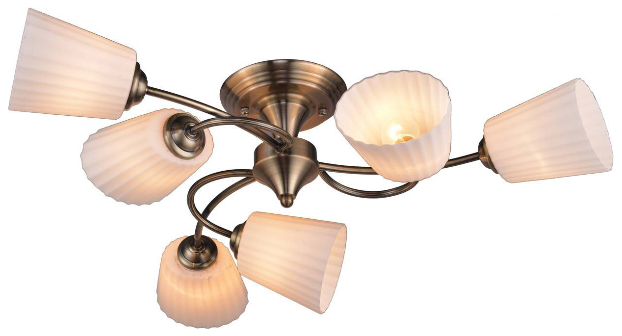 фото Люстра потолочная idlamp 879/6pf-oldbronze